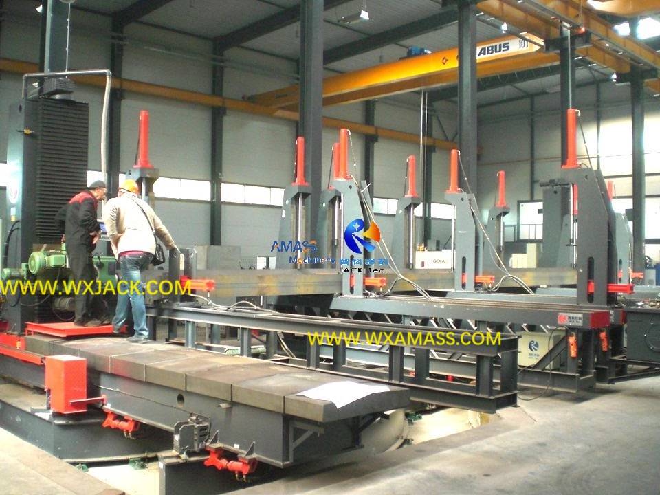 2 Steel Structure CNC H Beam Pipe End Face Milling Machine 131