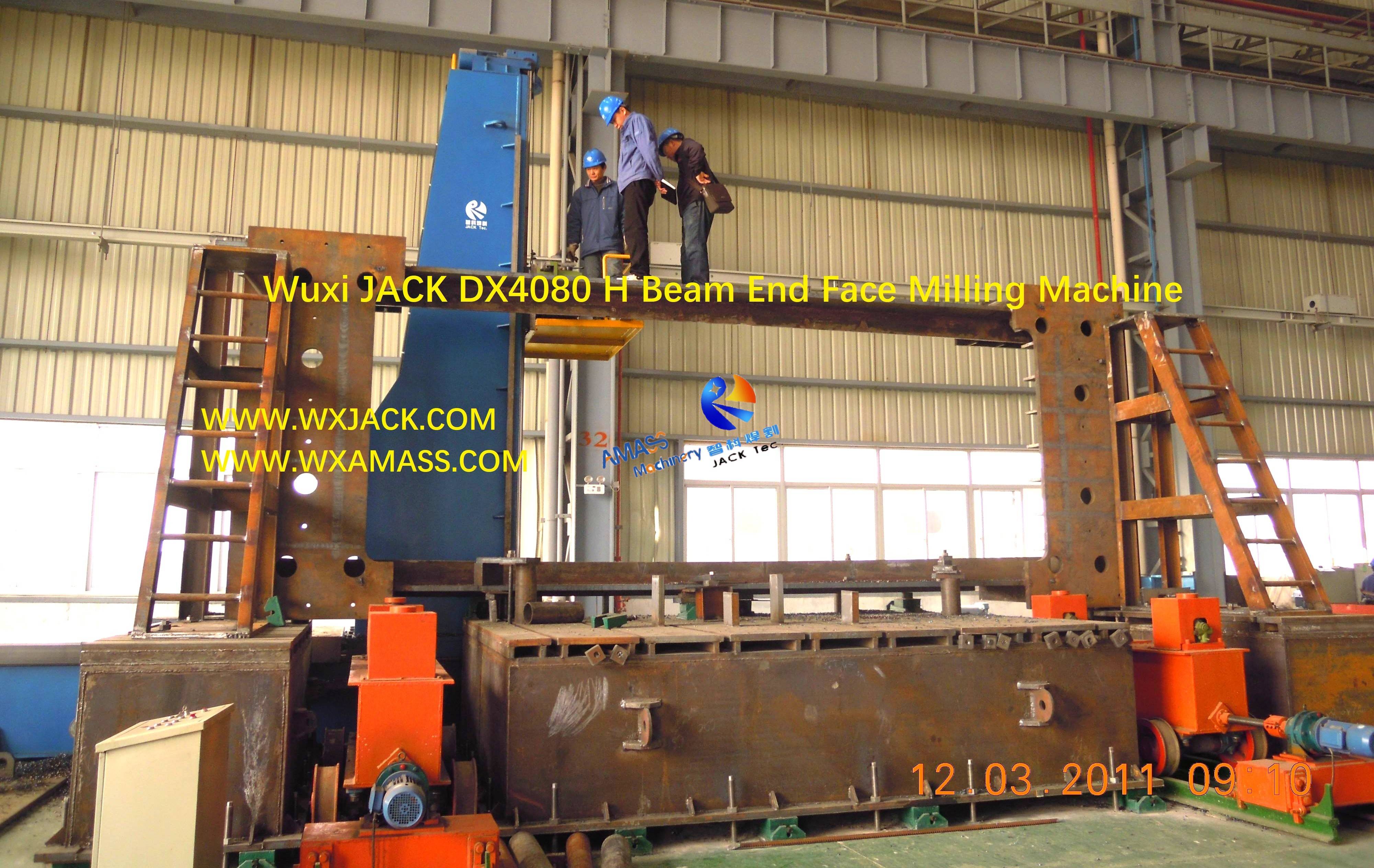 1 Steel Structure Pipe BOX I H Beam End Face Milling Machine 7