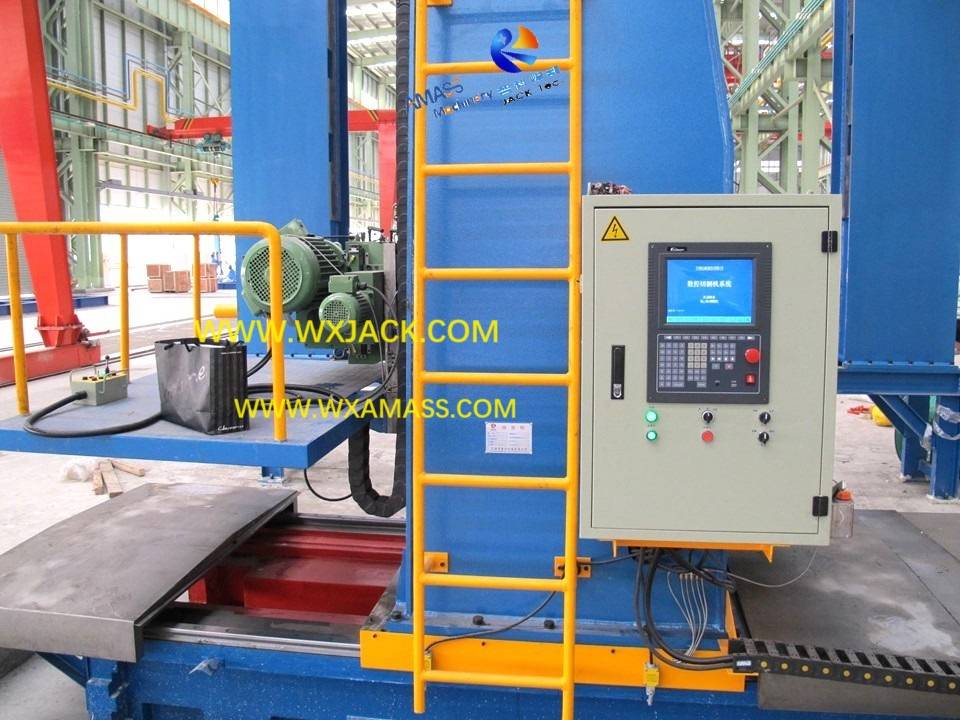 7 Steel Structure BOX I Pipe CNC H Beam End Face Milling Machine 90- IMG_4683