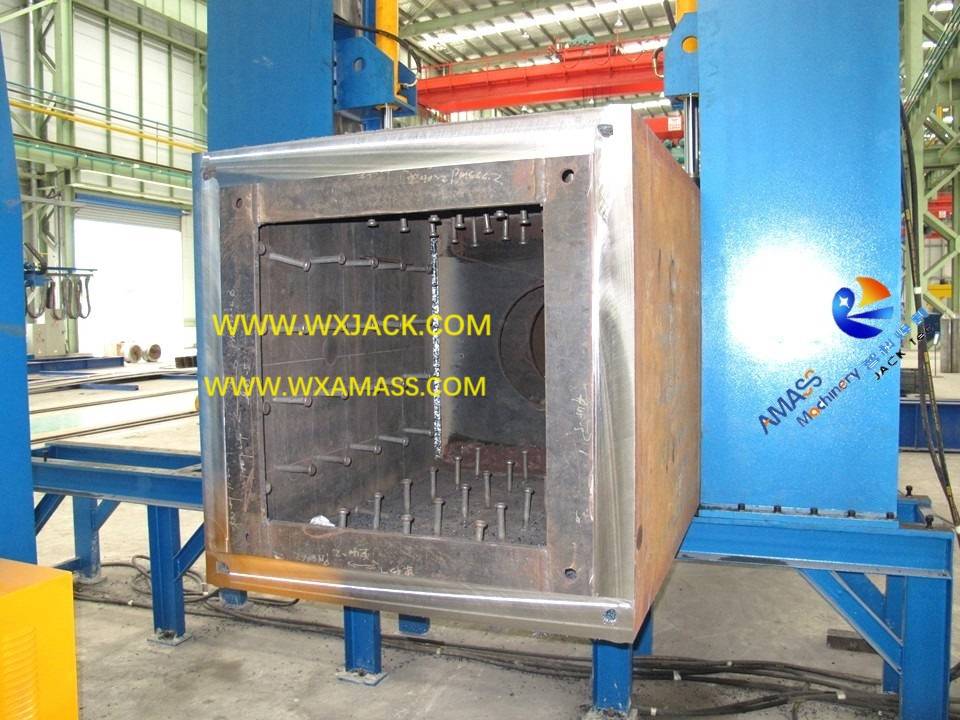 3 Steel Structure BOX I Pipe H Beam End Face Milling Machine 5