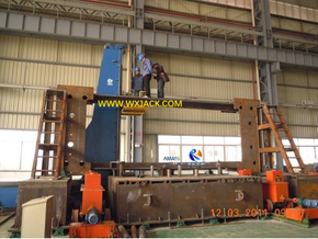 2010 年，DX4080大型钢结构端面铣