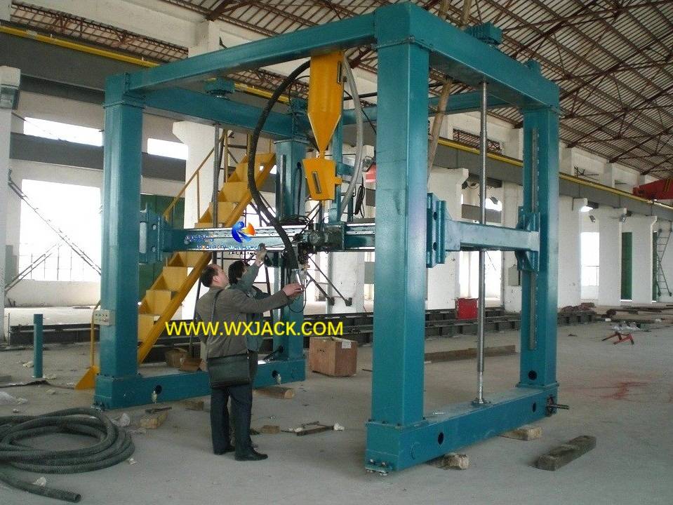 Gantry Move Lamp Post Longitudinal Welding Machine