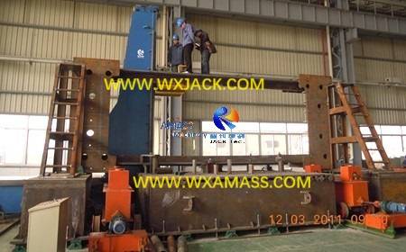 Fig6 Heavy duty Large Steel Structure BOX H Beam End Face Milling Machine 7