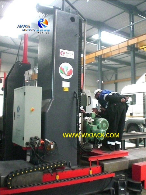 10 Steel Structure BOX H Beam CNC End Face Milling Machine 132