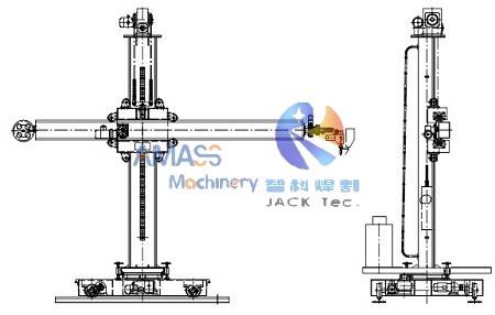 Fig2 Welding Manipulator Structure