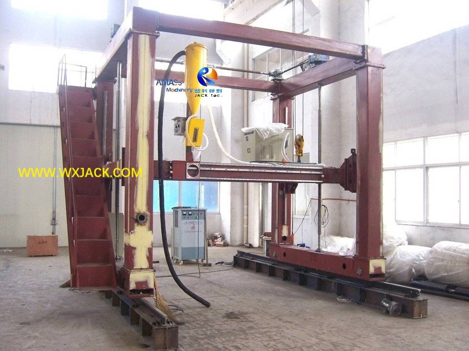 Gantry Move Lamp Post Longitudinal Welding Machine