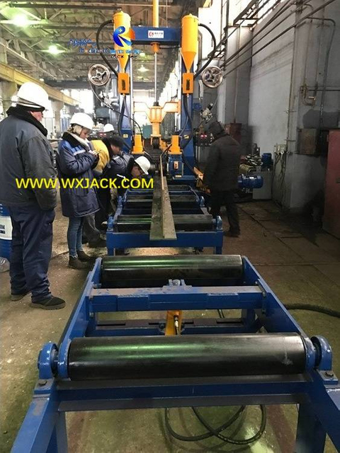 4 3 in 1 H Beam Assembly Welding Straightening Machine 16