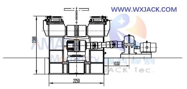 Fig1 Hydraulic H Beam Straightening Machine