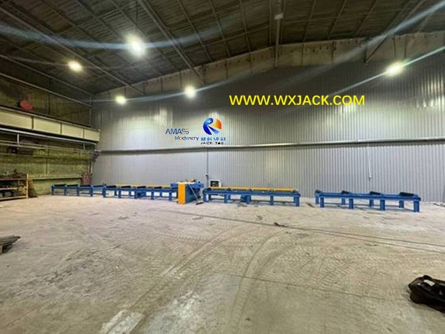 6 Steel Structure BOX H Horizontal Press Straightening Machine 34