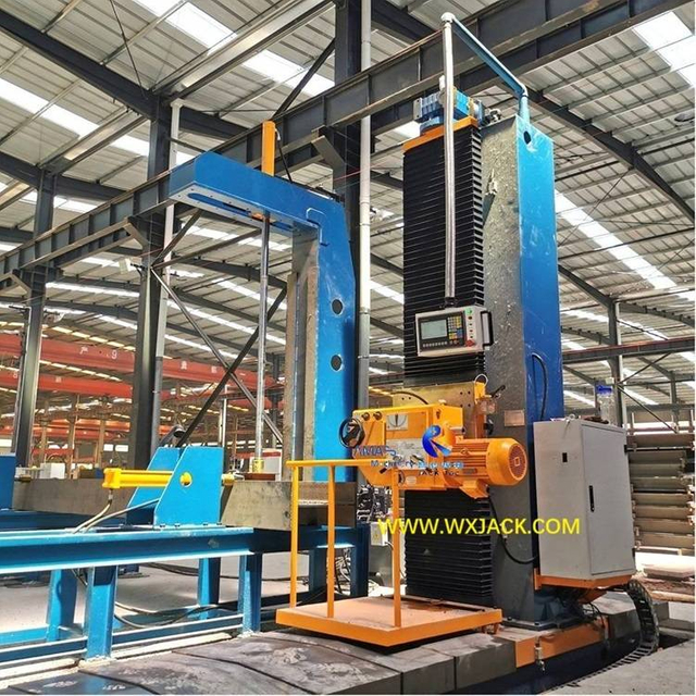 3 Steel Structure BOX H Beam Pipe CNC End Face Milling Machine 161