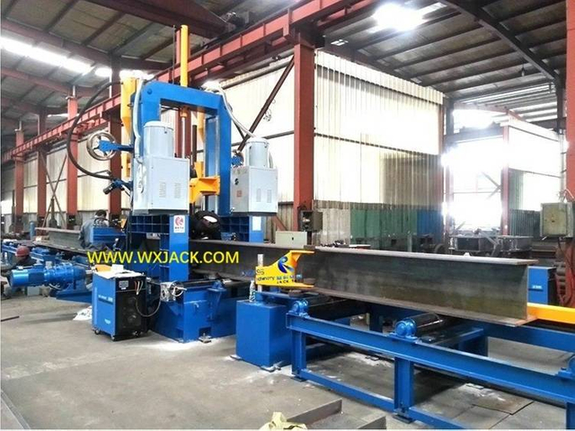 5 3 in 1 H Beam Assembly Welding Straightening Integral Machine 8