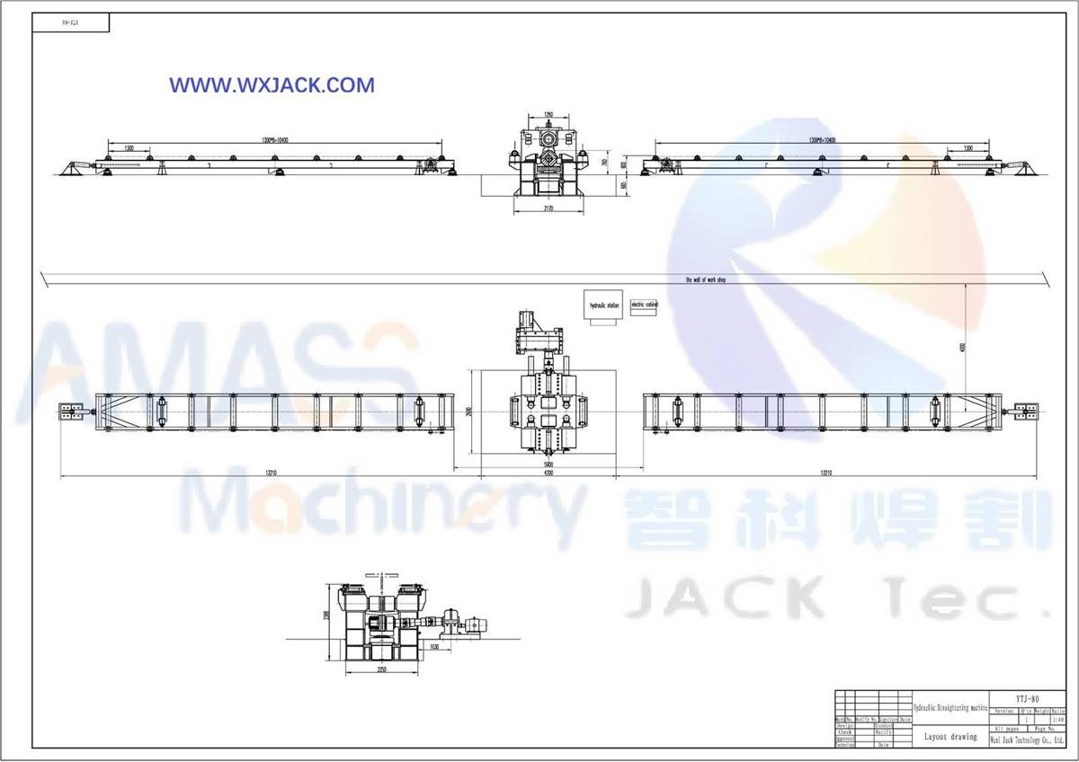 0 Hydraulic H Beam Straightening Machine
