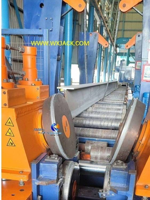 6 H Beam Flange Edge Rounding Machine 4