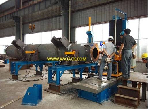 Steel Structure BOX H Beam End Face Milling Machine