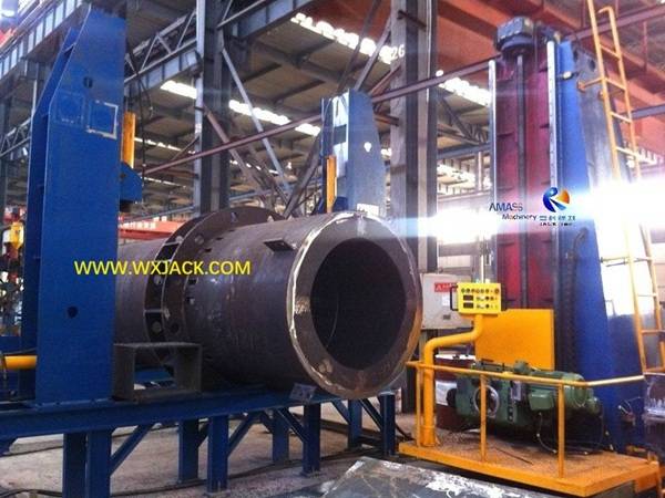 Fig5 Steel Structure BOX H Beam Pipe End Face Milling Machine 22