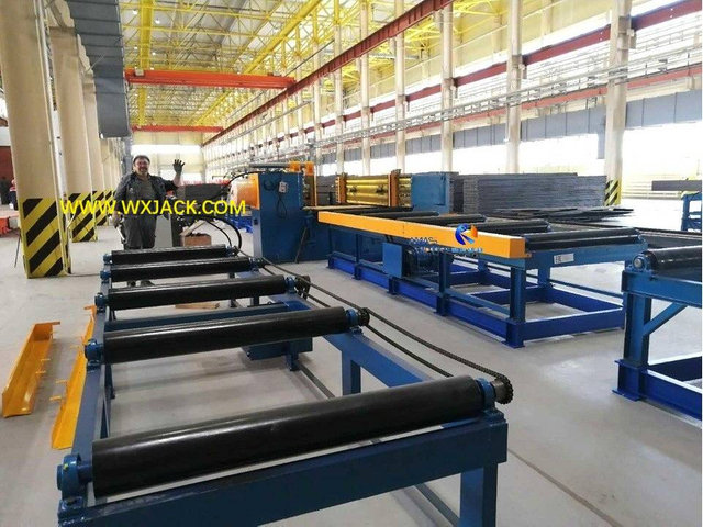 6 BOX H Beam Horizontal Press Straightening Machine 9