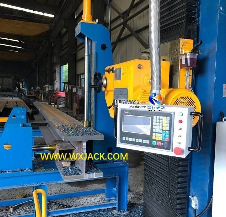 2 CNC Pipe BOX H Beam End Face Milling Machine 145